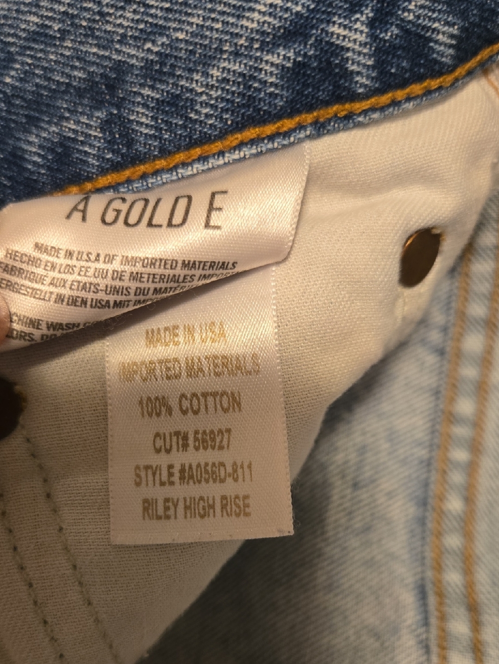 *PERFECT Condition* AGOLDE Riley High Rise Jeans - Picture 4 of 4